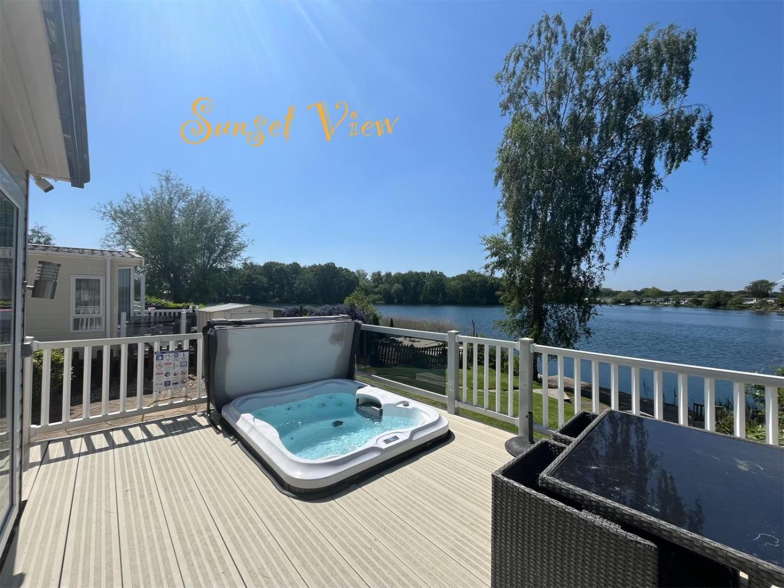 Tattershall Lakes Sunset View Caravan Lakeside, Hot Tub, Garden, Private Fishing Peg & Wifi Buitenkant foto